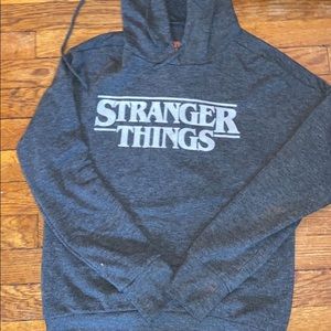 Gray Stranger Things hoodie